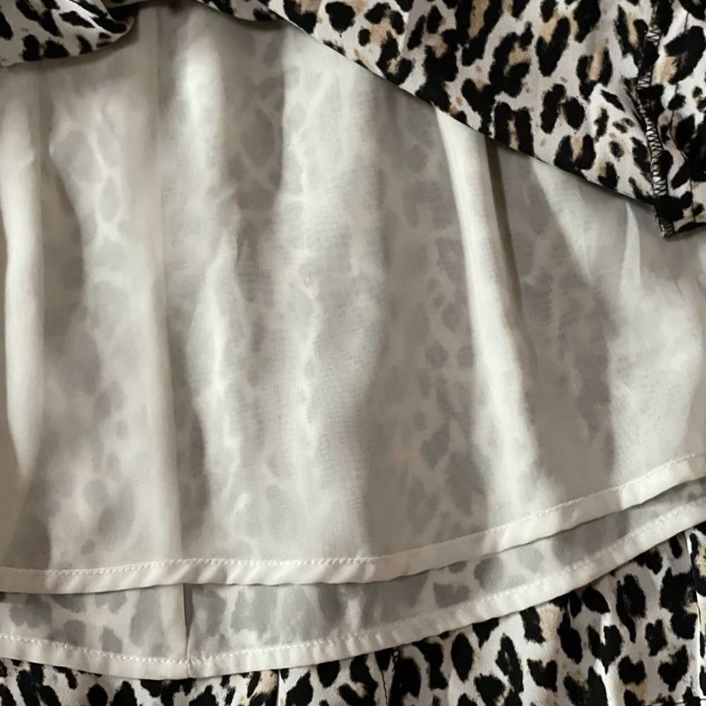 J Crew Leopard Skirt Sz 00 Pleats - Picture 7 of 15